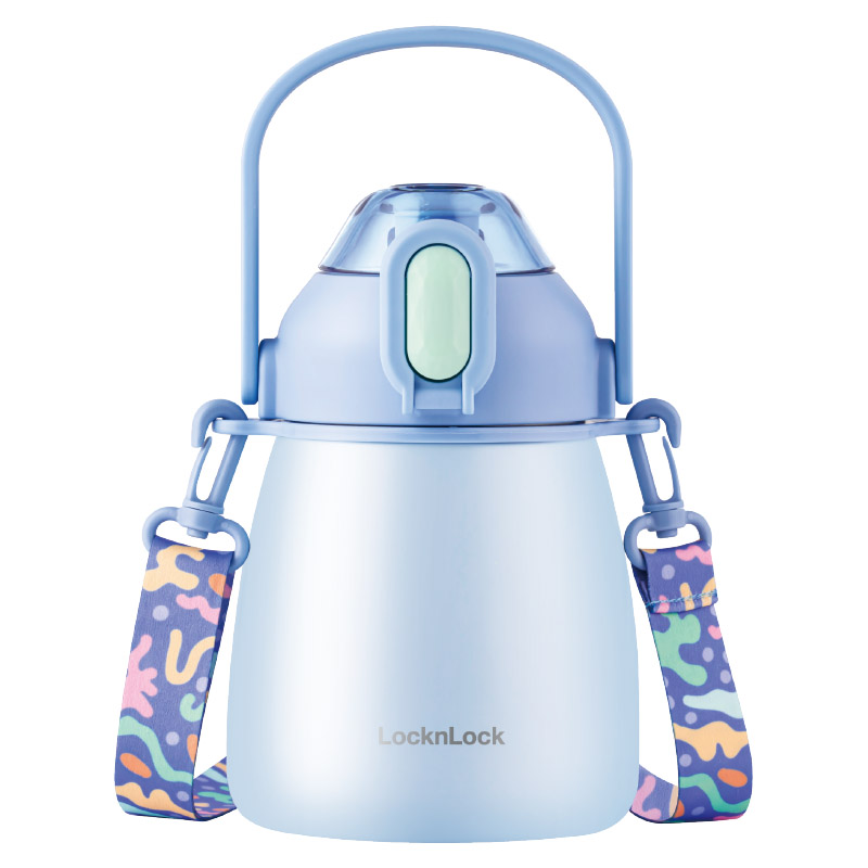 乐扣/家用品墩墩大肚保温杯蓝1.0L（单位：个）LHC3311BLU 天蓝色